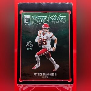 Panini Title Waves Patrick Mahomes II Card - Red and White